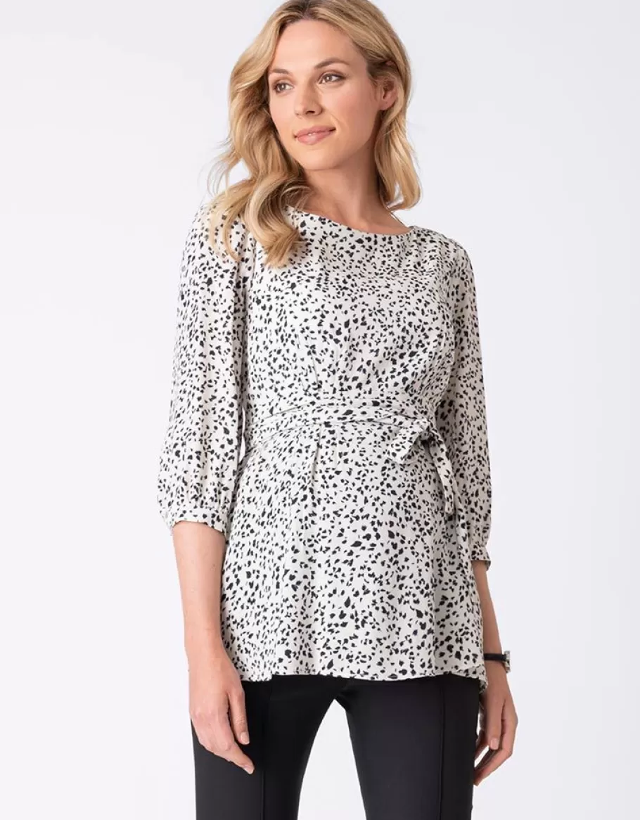 Discount Seraphine Blusa Premama Estampada Con Cinturon