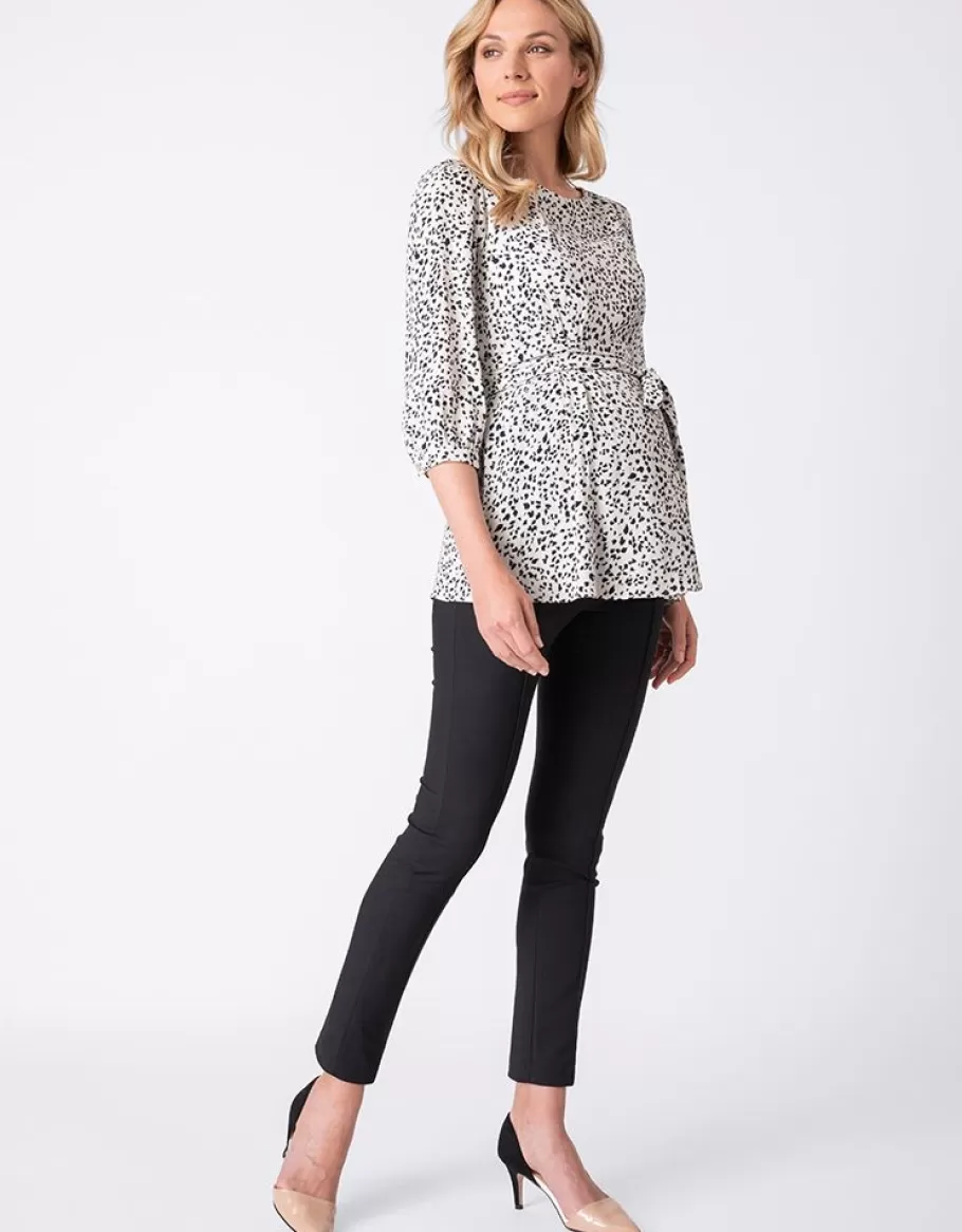 Discount Seraphine Blusa Premama Estampada Con Cinturon