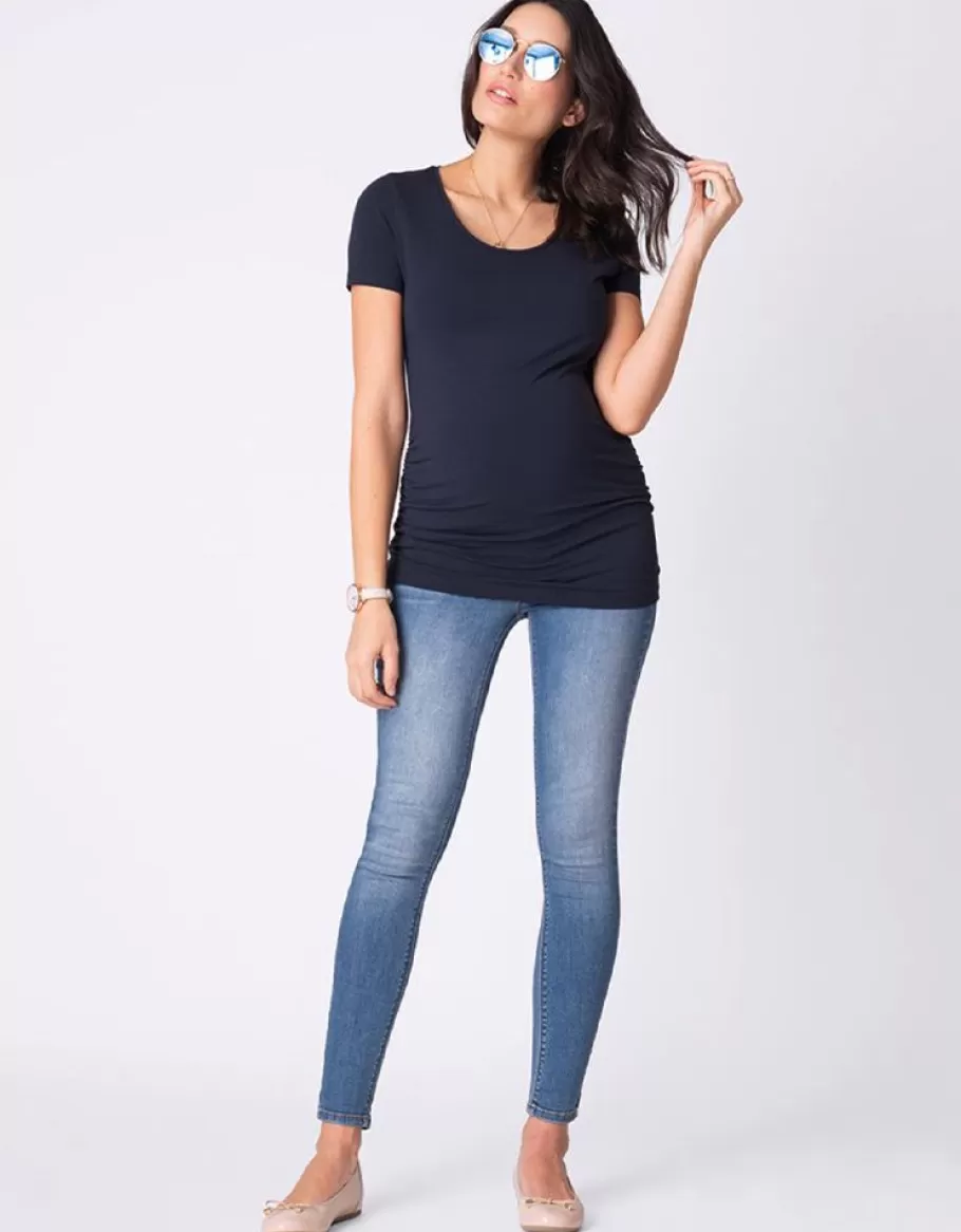 Flash Sale Seraphine Camisetas Basicas Premama Y Lactancia Azul Marino Y Gris - Pack De 2