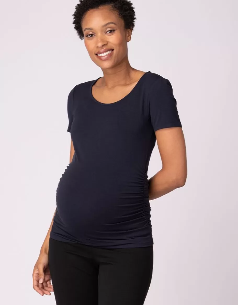 Flash Sale Seraphine Camisetas Basicas Premama Y Lactancia Azul Marino Y Gris - Pack De 2