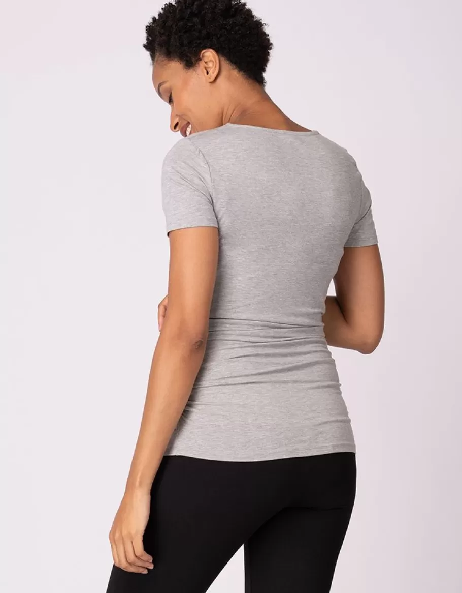 Flash Sale Seraphine Camisetas Basicas Premama Y Lactancia Azul Marino Y Gris - Pack De 2