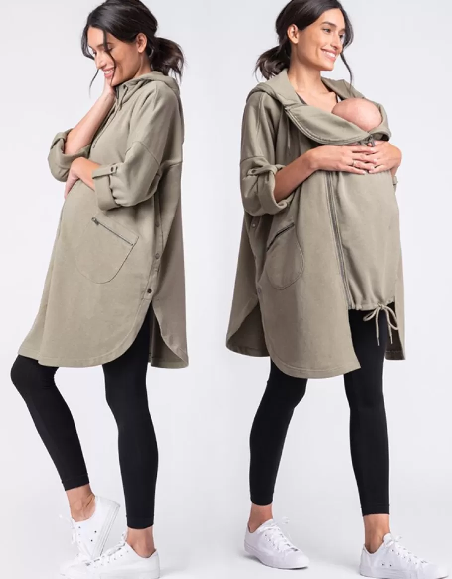 Best Sale Seraphine Capa Con Capucha 3 En 1 De Maternidad A Porteo Caqui