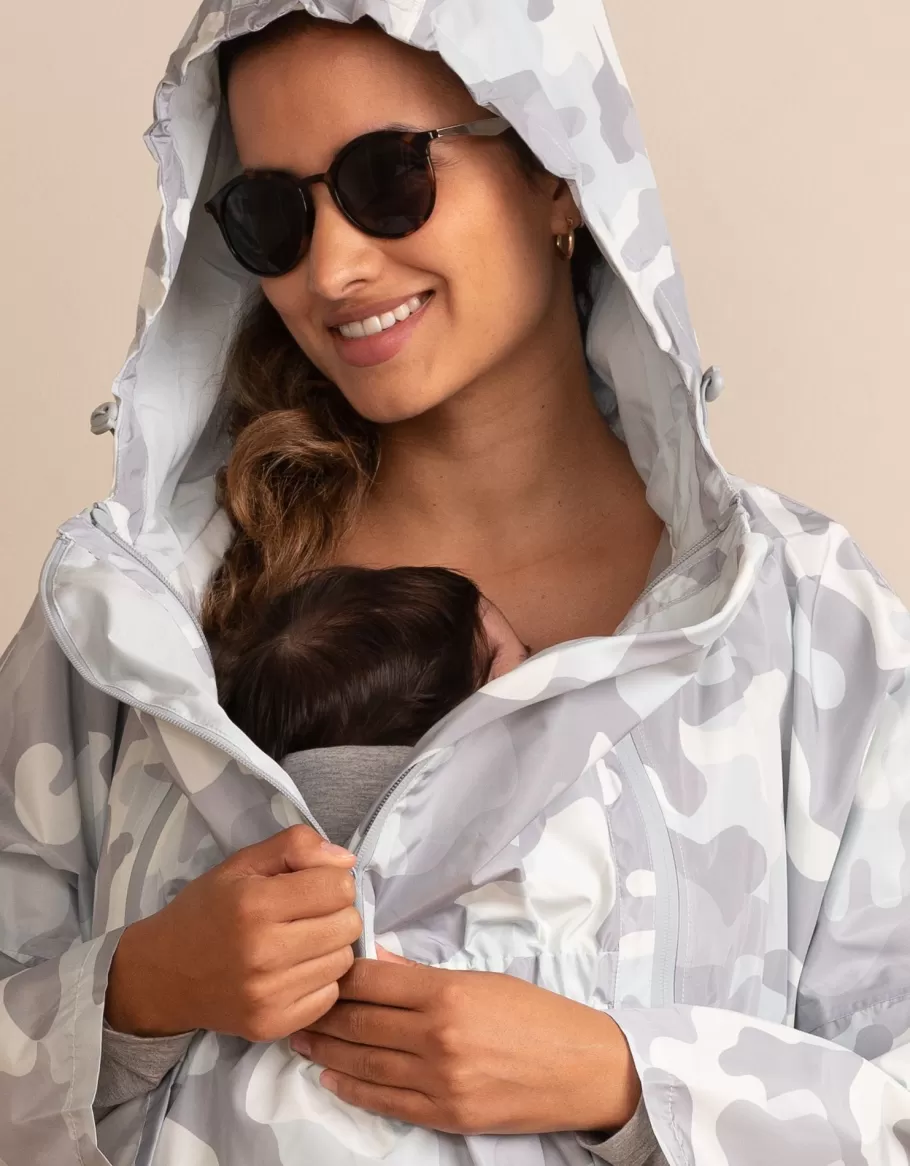 Cheap Seraphine Chaqueta Plegable Impermeable 3 En 1 De Maternidad A Porteo - Camuflaje Gris