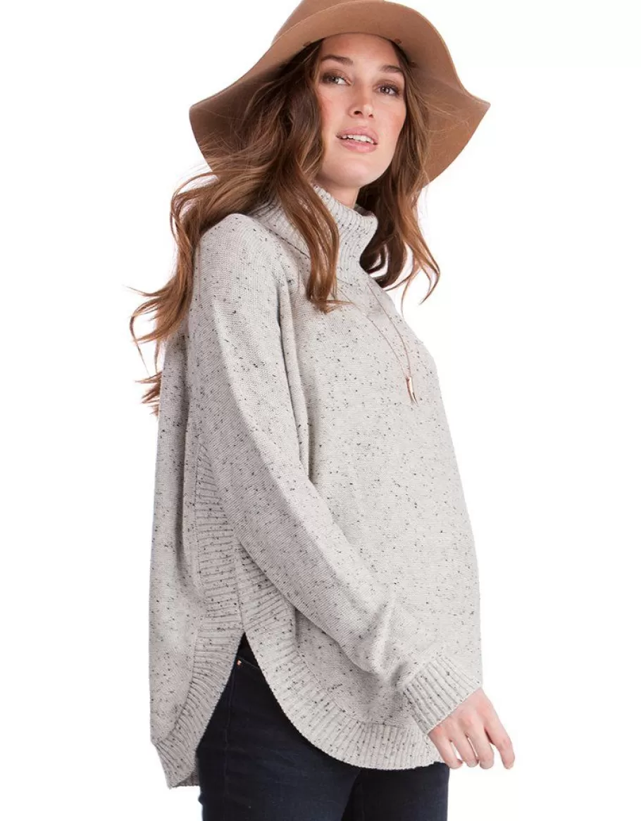 Sale Seraphine Jersey Premama De Punto Jaspeado - Gris