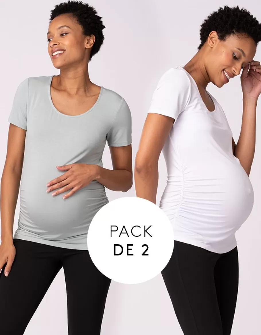 Best Sale Seraphine Pack De Dos Camisetas Premama Esenciales