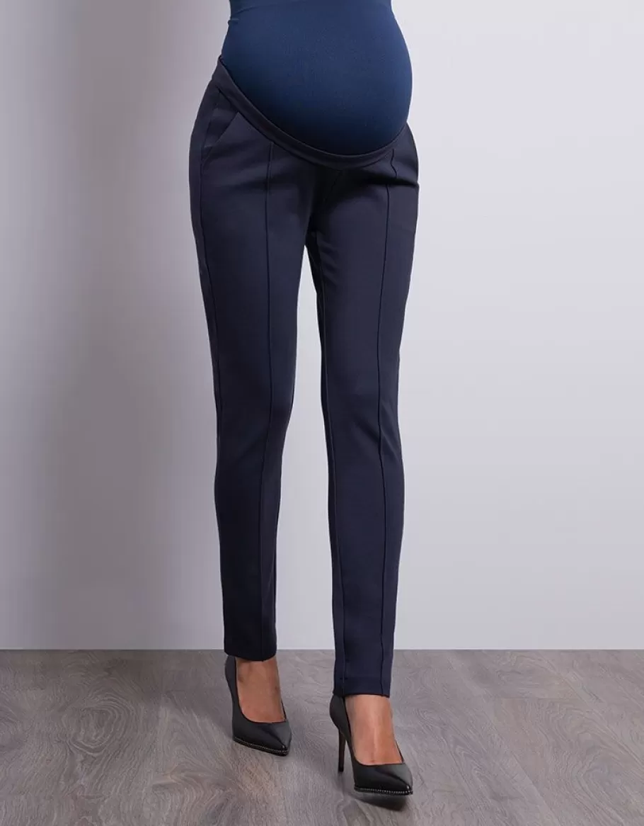 New Seraphine Pantalones Premama - Azul Marino