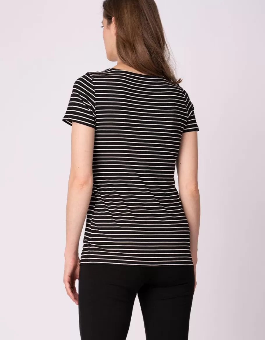 New Seraphine Paquete De Dos Camisetas De Rayas Premama A Lactancia Esenciales