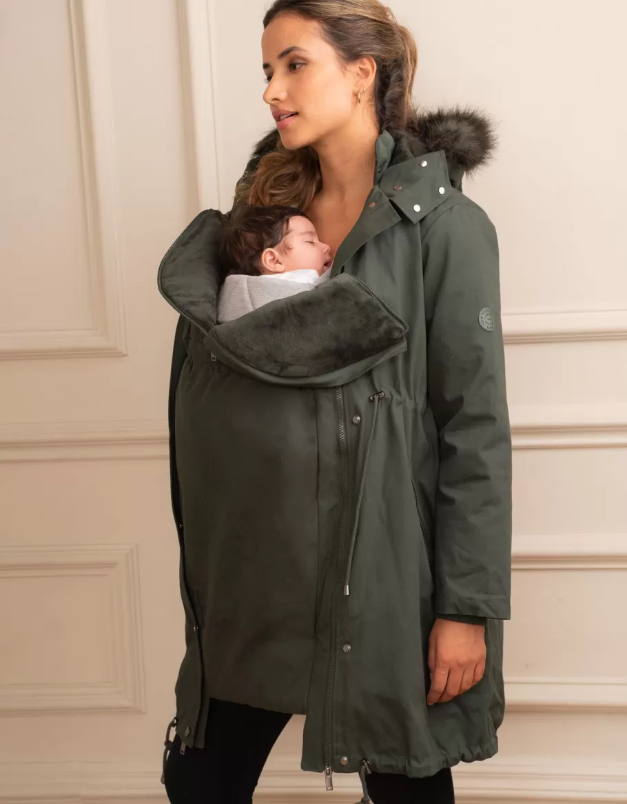 Hot Seraphine Parka Premama 3 En 1 - Khaki