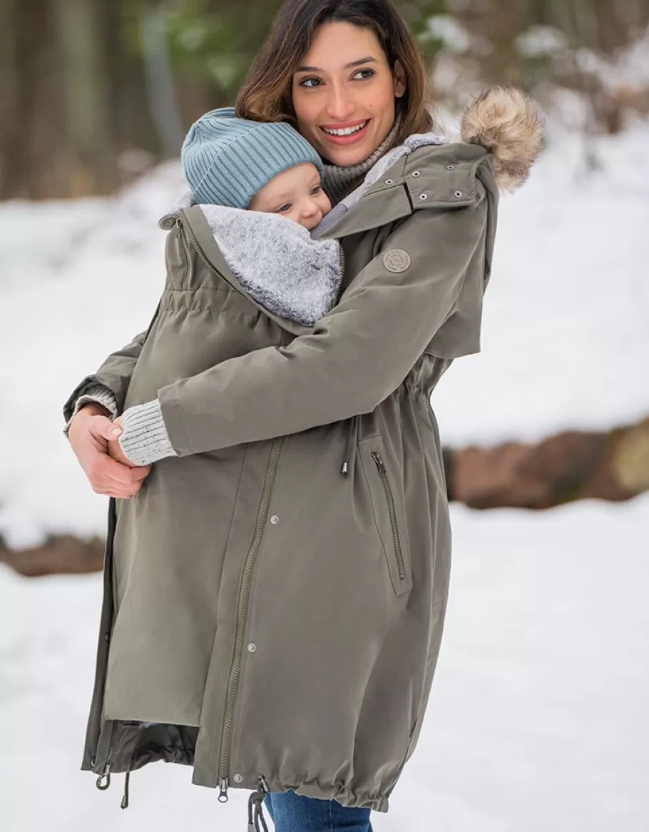 Best Seraphine Parka Premama 3 En 1 De Invierno - Caqui