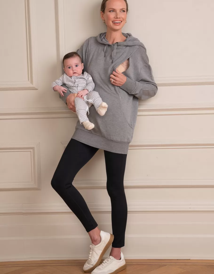 Store Seraphine Sudadera Lactancia Premama - Gris