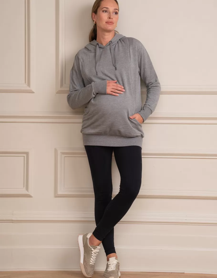 Store Seraphine Sudadera Lactancia Premama - Gris