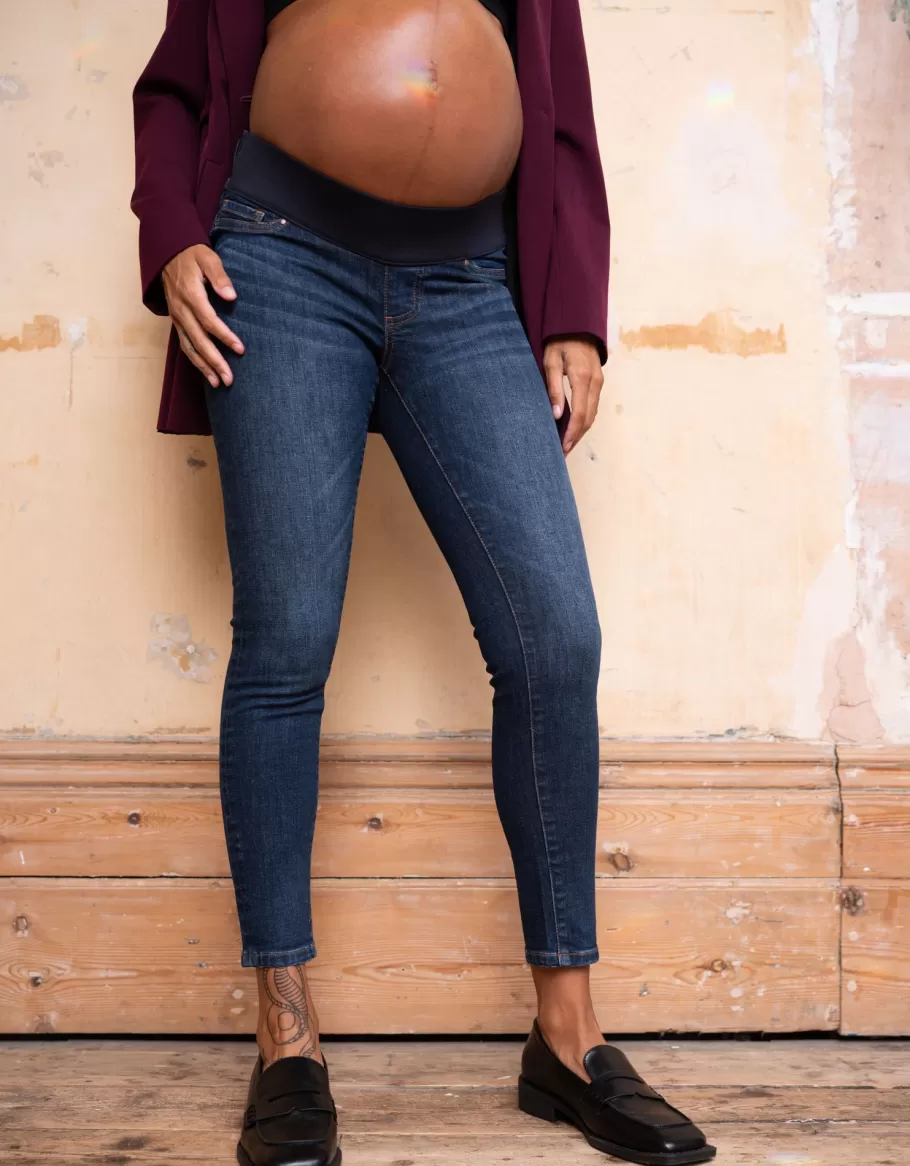 Best Seraphine Vaqueros De Premama Skinny Por Debajo Del Viente Organicos