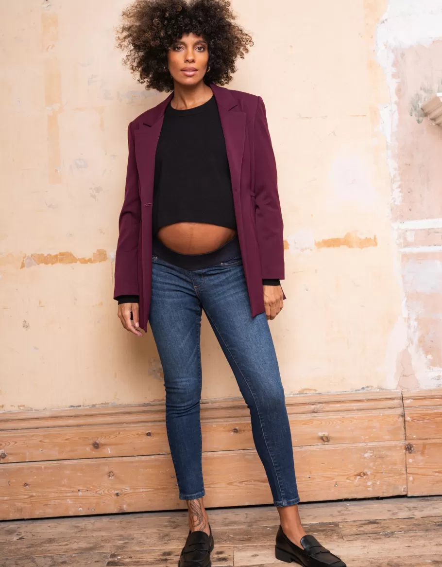 Best Seraphine Vaqueros De Premama Skinny Por Debajo Del Viente Organicos