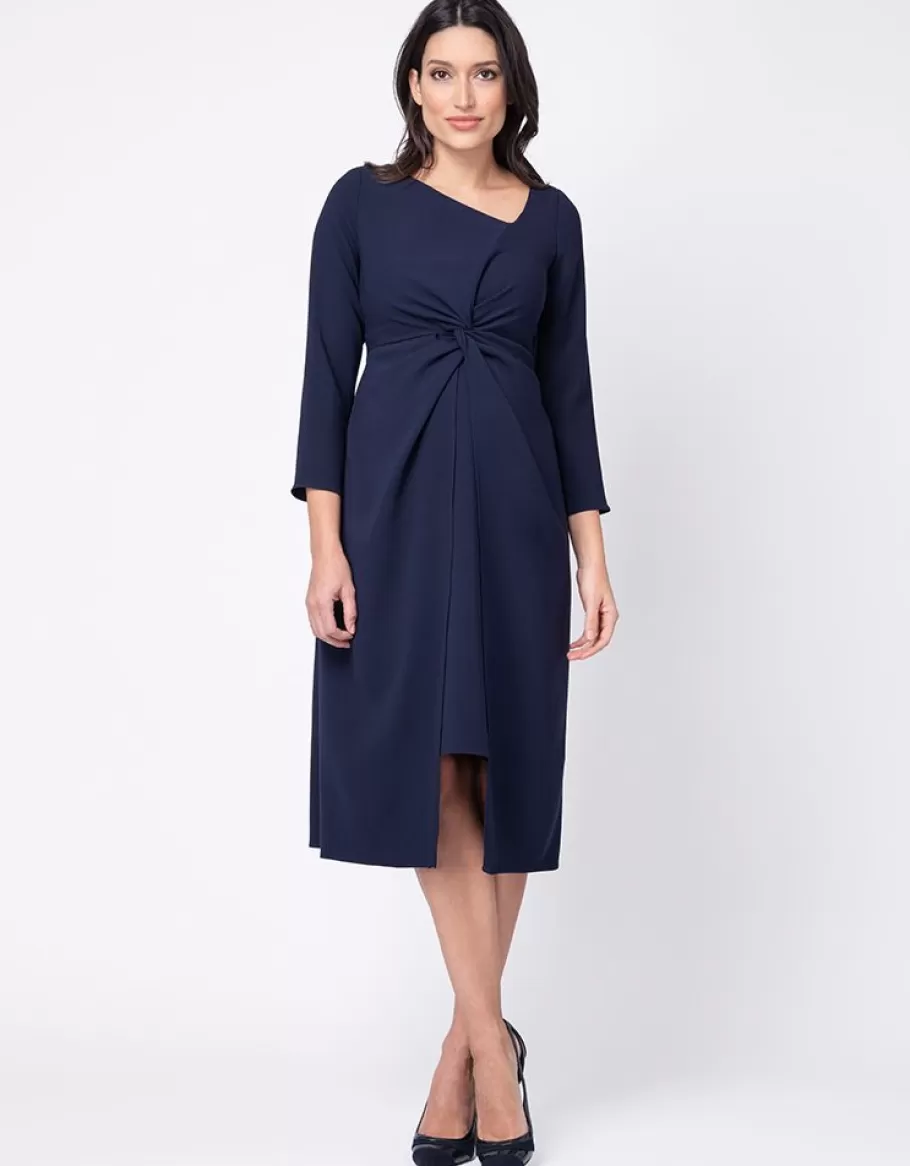 Shop Seraphine Vestido Premama Midi Detalle Imperio