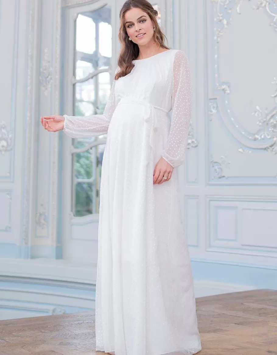 Cheap Seraphine Vestido Premama Novia De Manga Larga