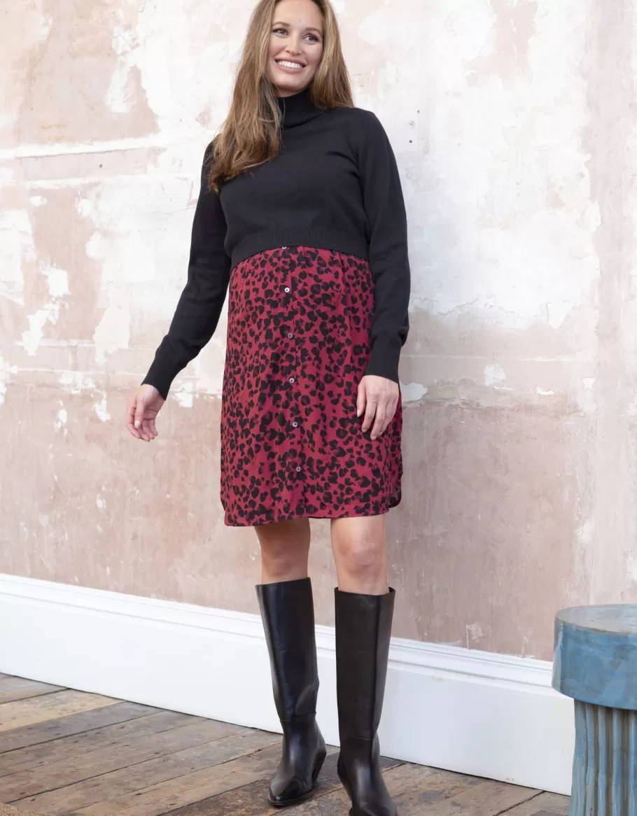 Online Seraphine Vestido Premama Y De Lactancia Estampado Con Jersey En Mezcla De Algodon