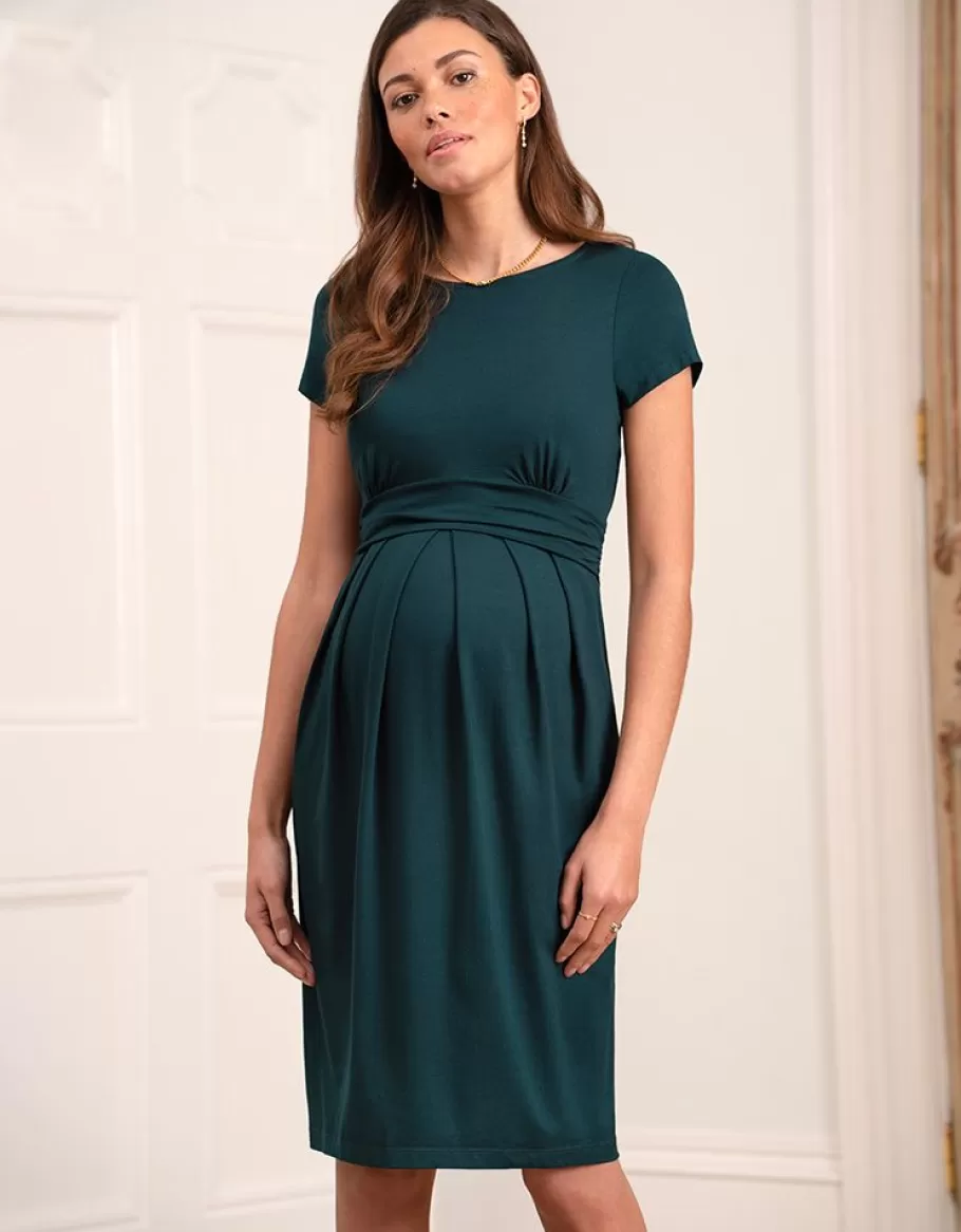 Cheap Seraphine Vestido Premama Y Lactancia Verde Esmeralda